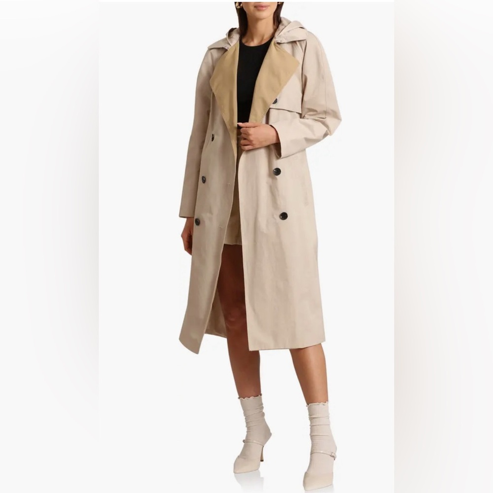Avec Les Filles Hooded Trench
